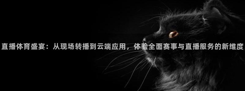 直播体育盛宴：从现场转播到云端应用，体验全面赛事与直播服务的新维度