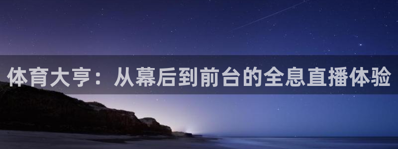体育大亨：从幕后到前台的全息直播体验