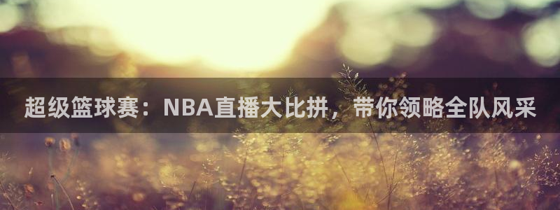 超级篮球赛：NBA直播大比拼，带你领略全队风采