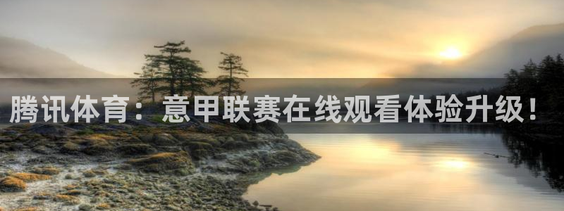 腾讯体育：意甲联赛在线观看体验升级！